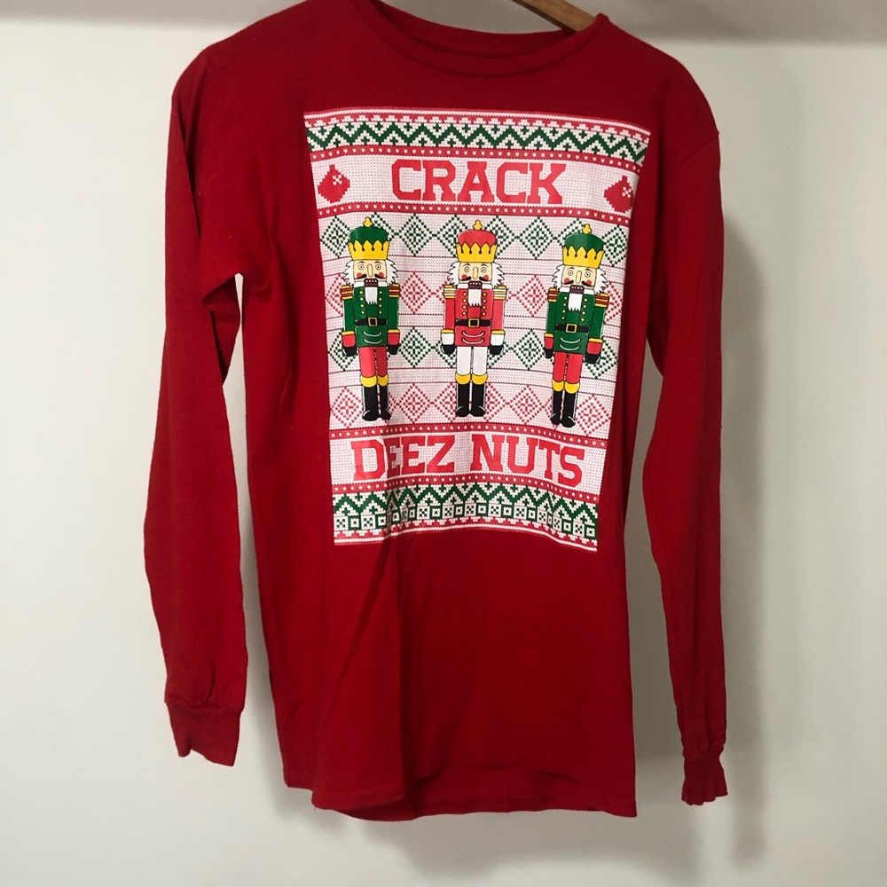 Christmas long sleeve Nutcrackers T Shirt size S/M